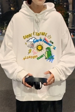 WY2219-P35纯棉连帽卫衣男大码运动帽衫宽松薄外套男，男装卫衣，电商A040