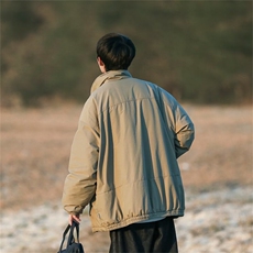 冬季纯色棉衣男宽松ins港风休闲韩版棉服百搭学生面包服V564-P88，男装棉衣，星座1008-1