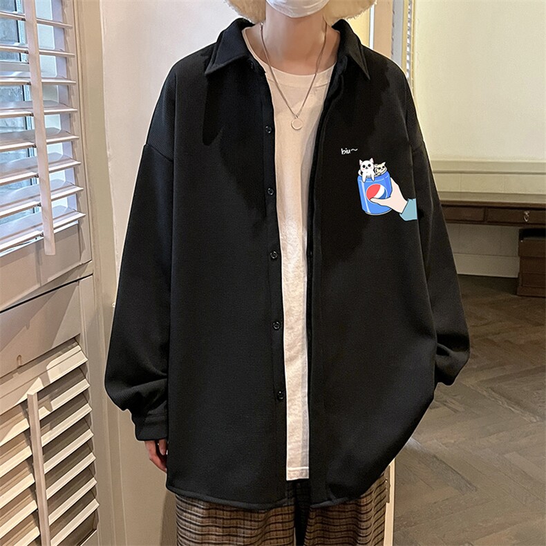 控58加厚加绒衬衫男大码长袖衬衣男外套HC79262-P38加绒款-P48,男装衬衫,电商A040