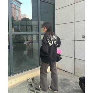 J9831-P73原版质量毛呢面料/有内里休闲棒球服夹克外套图片