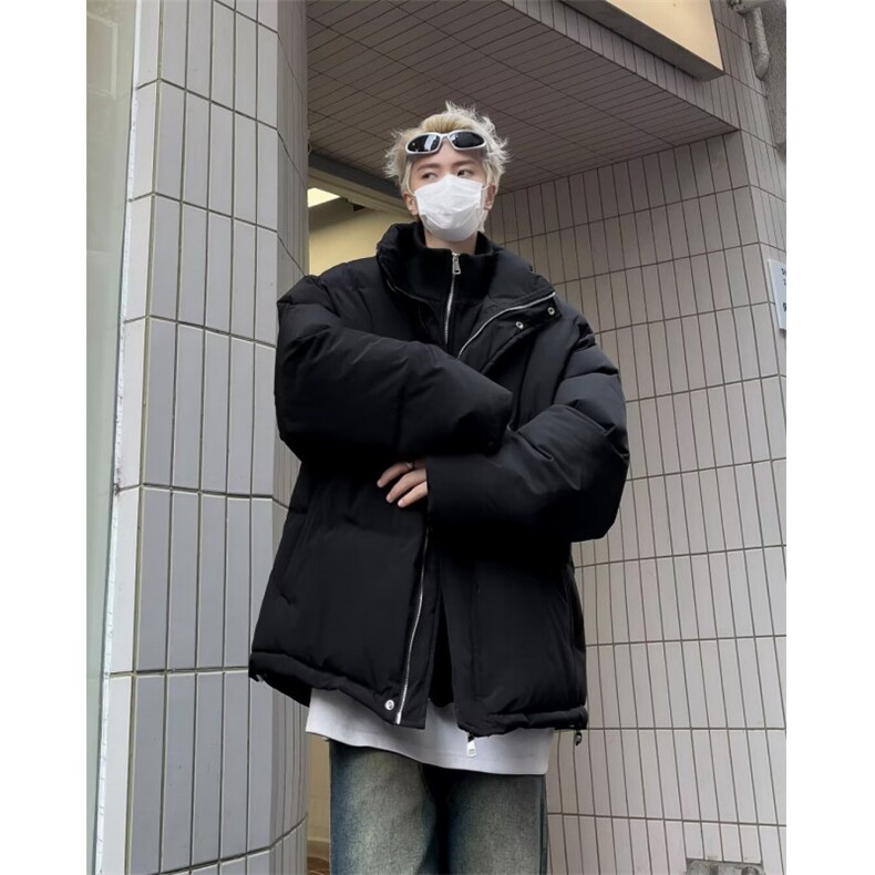 2024冬新高级感立领棉服男潮棉袄宽松棉衣保暖外套MM233-P90,男装棉衣,星座1109-3