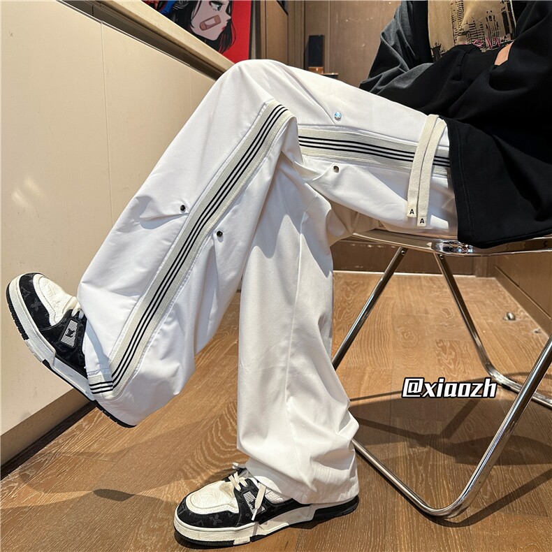 XZ616秋季新款重磅铆钉打褶织带拼接冲锋裤TY1036特P35控68,男装休闲裤,星座512A（原616）