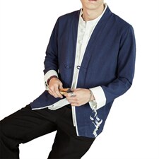 风春季唐装复古民族居士禅服夹克刺绣开衫外套潮男装JK618P95，男装民族服装，钱塘788(原4013)
