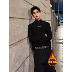 加绒加厚冬季打底长袖YW219P47，男装T恤，四季星座505