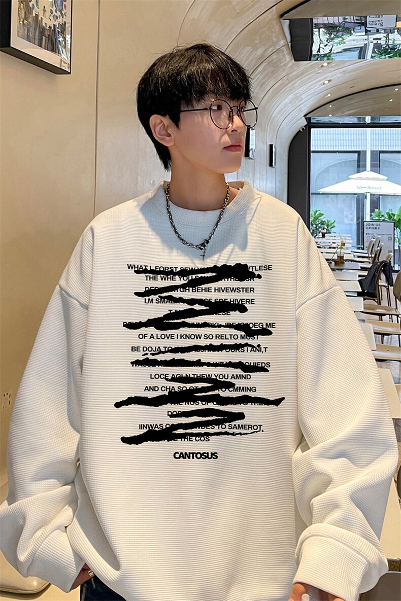 华夫格！华夫格卫衣男HW523-特P23,男装卫衣,电商B371