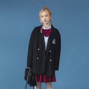 中性风C316XZ659P95新款班服校服制服JKDK短外套学院，男装工装外套，电商C316