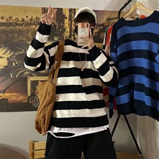 美式圆领毛衣男慵懒风休闲针织衫MB36P35，男装针织衫/毛衣，星座1116-2