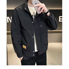 网图现货春秋季新款工装立领夹克外套RJ25-P65，男装夹克，星座1005-4