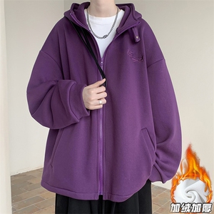 现货D232-WT116-P88控108自制款高克重刺绣加绒加厚外套班服 65棉图片