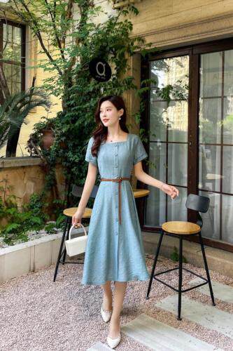 2021天丝提花夏天连衣裙，女装连衣裙，天使公主