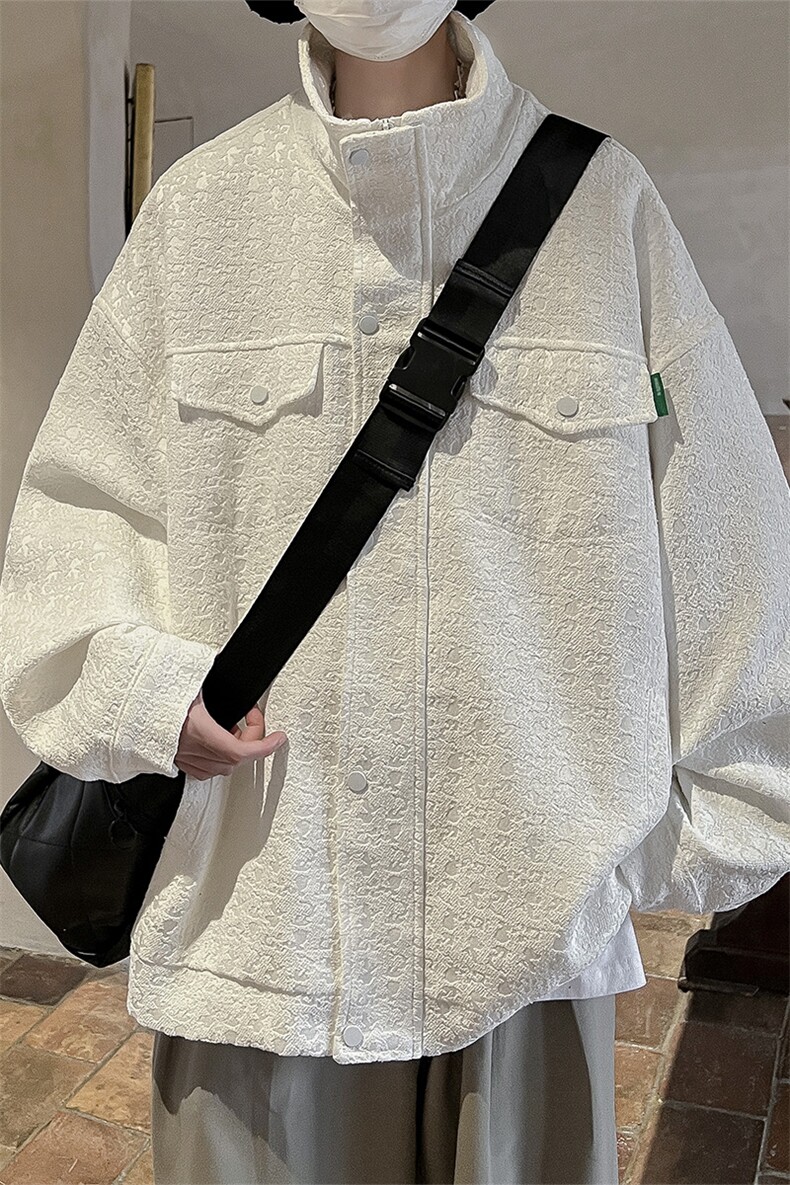 小香风美式牛仔夹克男宽松大皂风百搭工装外套JK8740P125控168,男装夹克,星座226-1