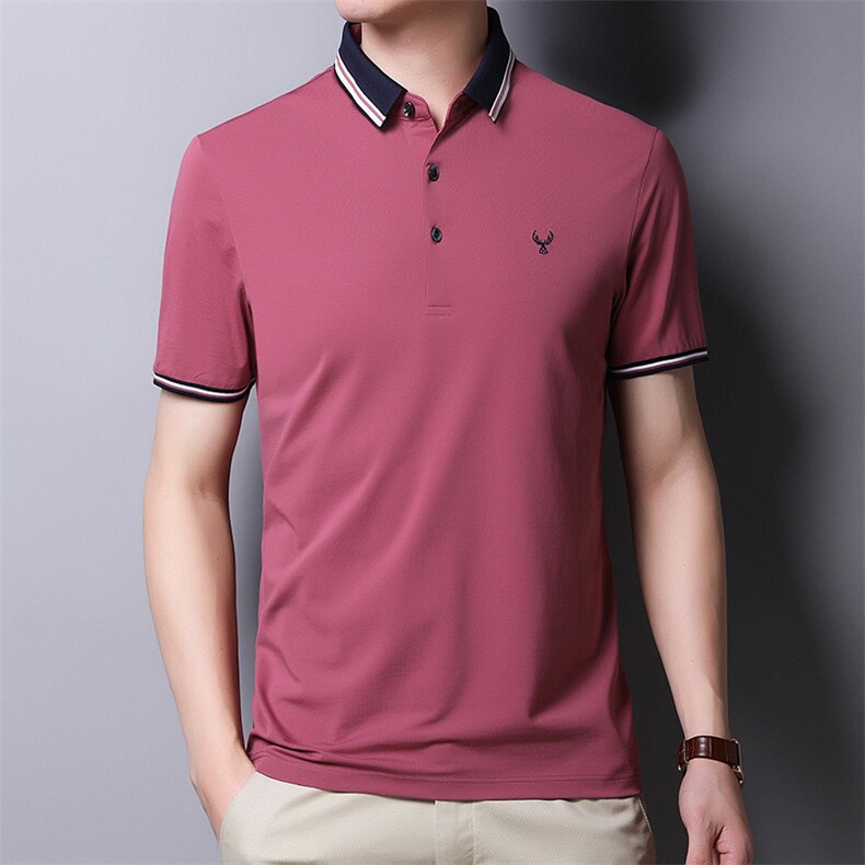 BJ2138钱塘2020-2新款男士短袖POLO衫商务休闲T恤主推款稳定P35,男装T恤,钱塘207-2