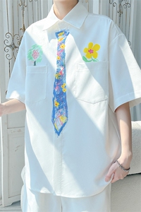 2025 夏季新款 旋律风车大码印花学院风衬衫M-5X HC25346-特P30图片