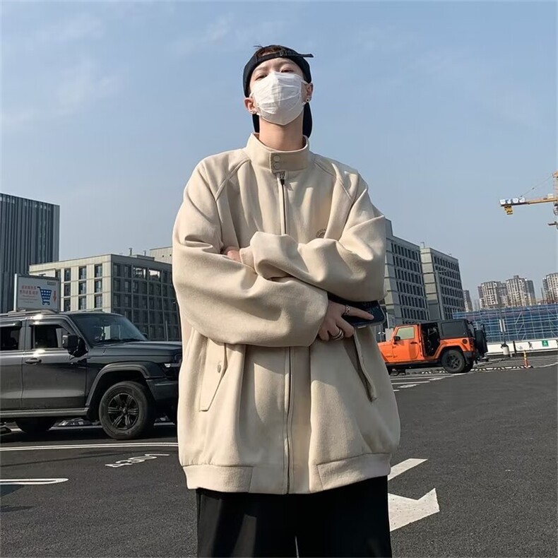 春季新款时尚麂皮夹克外套YW176P70,男装夹克,星座1116-2