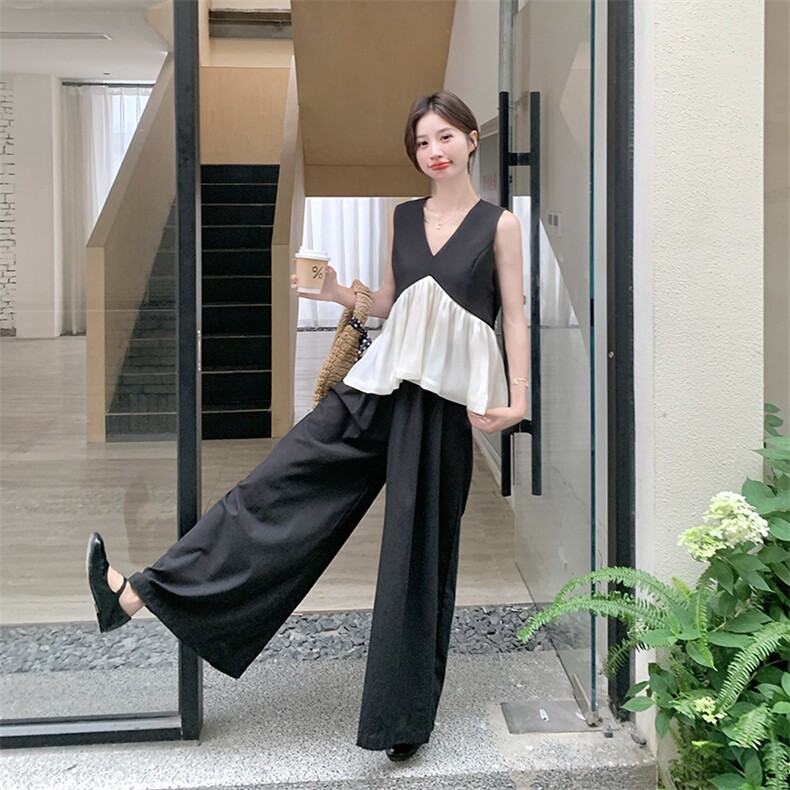 INS风休闲风时尚套装高腰方领中长款时尚气质连衣裙显瘦套装气质,女装套装/套裙,浙宝276（原081）