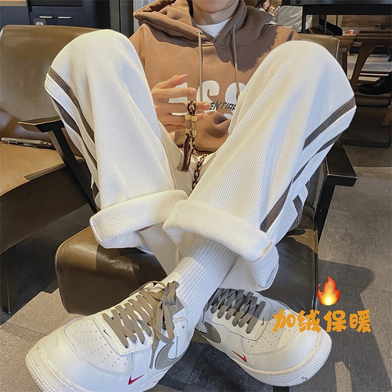 秋冬加绒加厚灯芯绒休闲裤KK375特P45加绒55,男装休闲裤,星座712