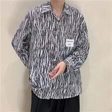 长袖衬衫男港风日系外套C735P35,男装衬衫,星座1116-2