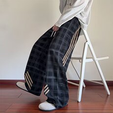 男款秋冬美式三条杠直筒运动休闲裤长裤子XXK51-P42，男装休闲裤，星座208-5