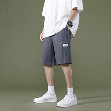 ins美式印花潮牌复古时尚休闲夏季宽松五分短裤YF325特p22，男装牛仔裤，星座610B-1