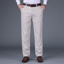 秋季中年男士商务休闲裤百搭宽松直筒裤子男长裤2023新款时尚潮流，男装休闲裤，电商B212（原钱塘6029）