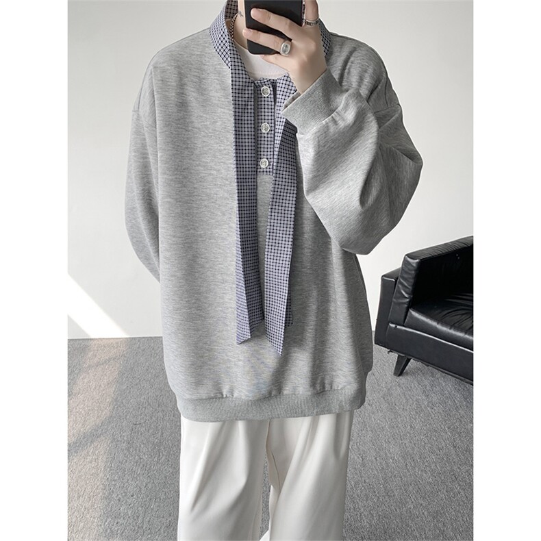 现货WY10145-特P48加绒P55秋冬设计感宽松大码卫衣男上衣外套,女装短外套,电商A059