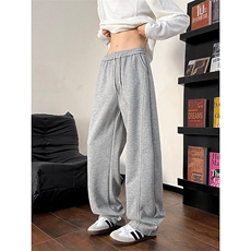 2025春季华棉运动裤宽松弯刀卫裤A514特P45控78，男装休闲裤，电商A309