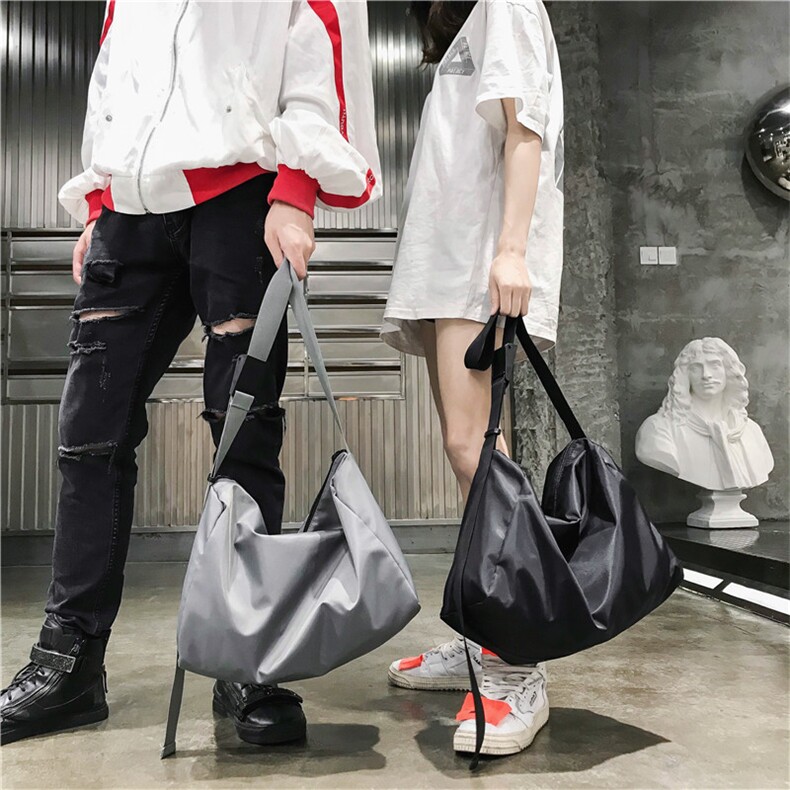 瑜伽包防水！强推！(可参与满减)新款潮简约纯色单肩斜挎旅行包大容量运动包健身包瑜伽包，鞋类箱包男包，星座510A-2