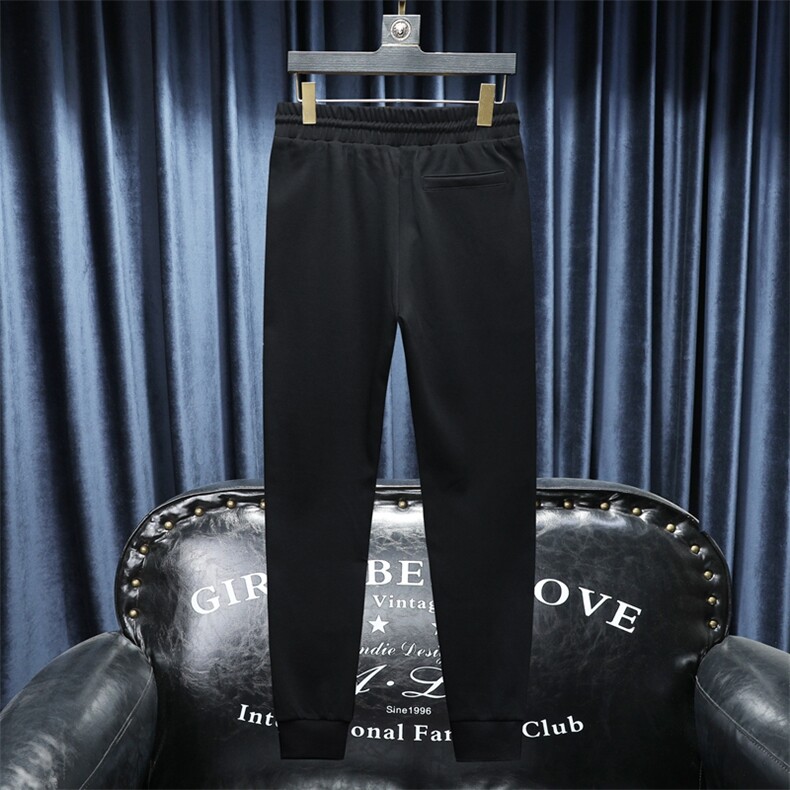 F3015-76629新款夏季男士刺绣小脚休闲长裤,男装休闲裤,钱塘6077