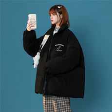 中性22冬季新款时尚印花纯色立领厚款保暖棉衣MY2059P85控118，男装棉衣，A247A