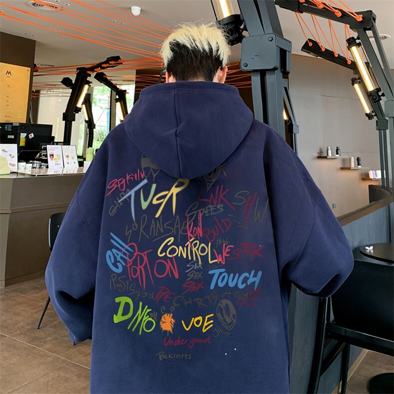 直播460克超厚潮牌重磅纯色连帽卫衣力推男XZ517A-2-WY8842-P68,男装卫衣,星座517A-2