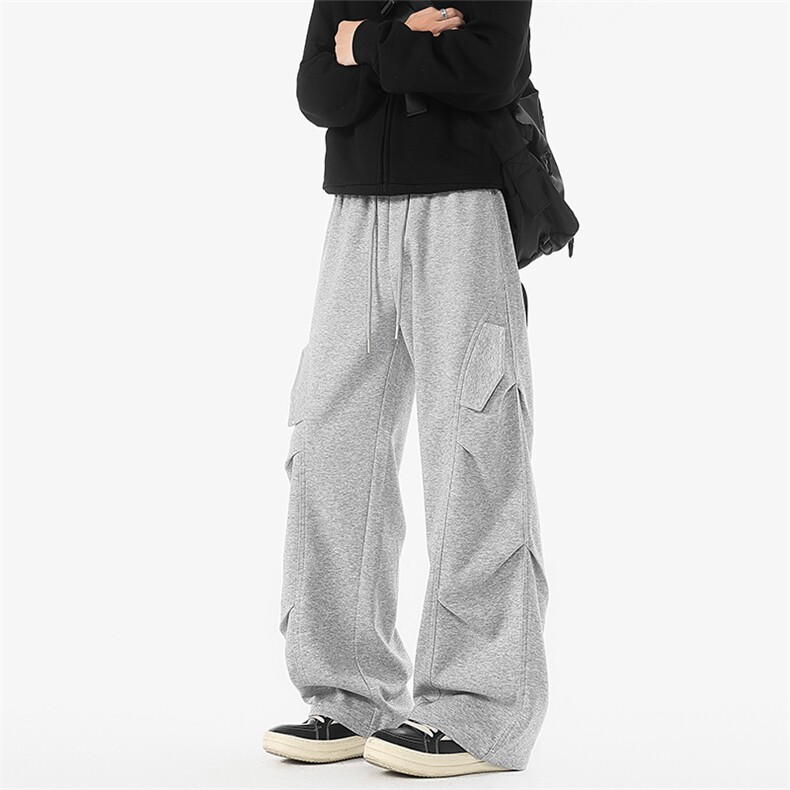 高品质65%棉cleanfit潮牌褶皱百搭休闲裤男5Q3073-TP2858，男装休闲裤，电商A102