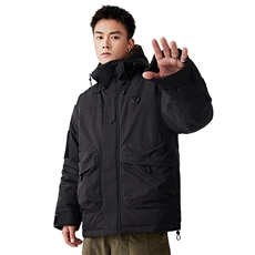 新标80重磅冬季工装羽绒服保暖潮外套冲锋衣A436-973-特P198，男装夹克，电商A436