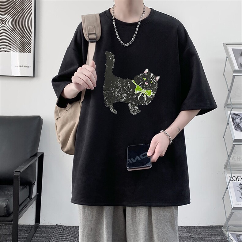 麂皮绒短袖t恤男大码半袖男JD82413-P25,男装T恤,电商A040