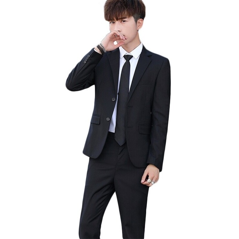 JS8632-XK-MP125西服套装男两件套韩版修身商务职业正装西装新郎结婚,男装西服,星座510A-2