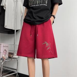 现货已做版权 新中式休闲短裤宽松风五分裤男女DK51-P30 控48图片
