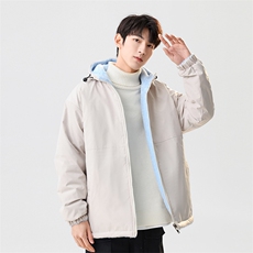 秋冬连帽加绒加厚保暖休闲痞帅棉衣情侣外套MY8920JR特批P75，男装棉衣，电商A247