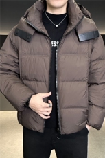 90%标白鸭绒2025冬季连帽加厚保暖休闲羽绒服外套18119-P330，男装羽绒服，电商A413