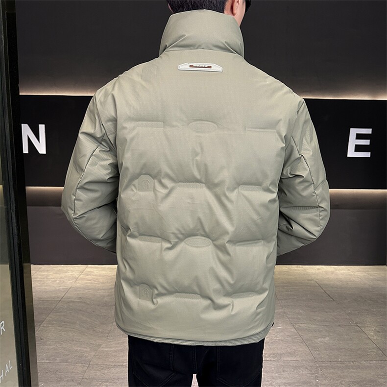 新款冬季男士加厚小立领羽绒服防寒防水309B-3-81052-P180,男装羽绒服,星座1409-3