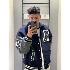 【有货】DJK608-P65美式刺绣棒球服外套男女同款新款潮牌薄款夹克，男装夹克，星座603-2