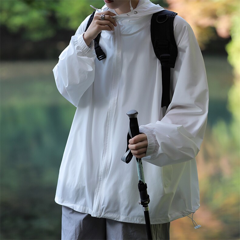 冰丝防晒衣男潮牌夏季薄款山系户外美式机能冲锋衣外套F9247-P35,男装夹克,星座308B-1