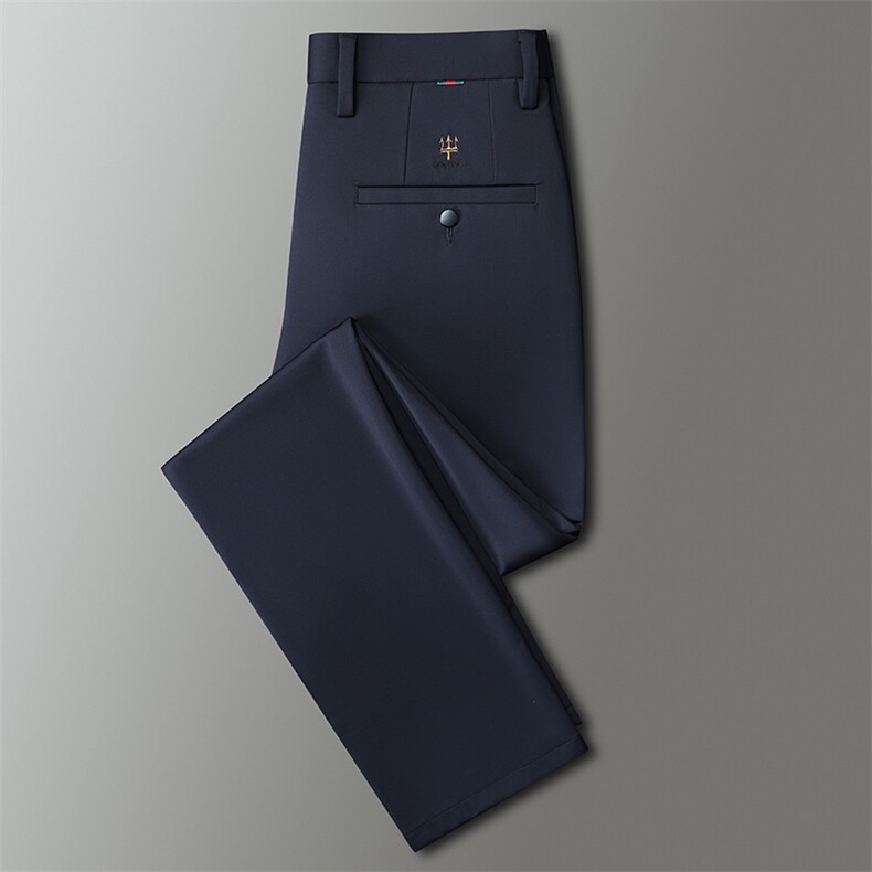 男士休闲裤修身弹力春夏薄款长裤子男韩版免烫商务西裤青年男裤潮，男装西裤，星座505-2（原电商A260-1)