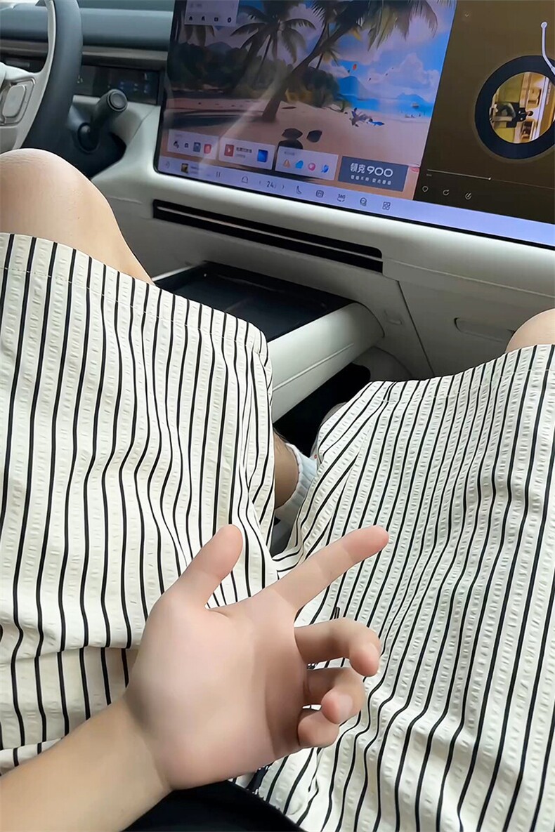 条纹美学撞色休闲百搭裤子时尚潮流复古街头短裤K776TP2548,男装休闲裤,电商A102B