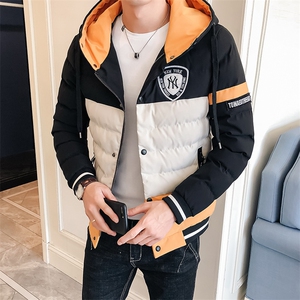 A313-MY87-P1452020冬装加厚棉衣男店主风棉袄连帽棉服男图片