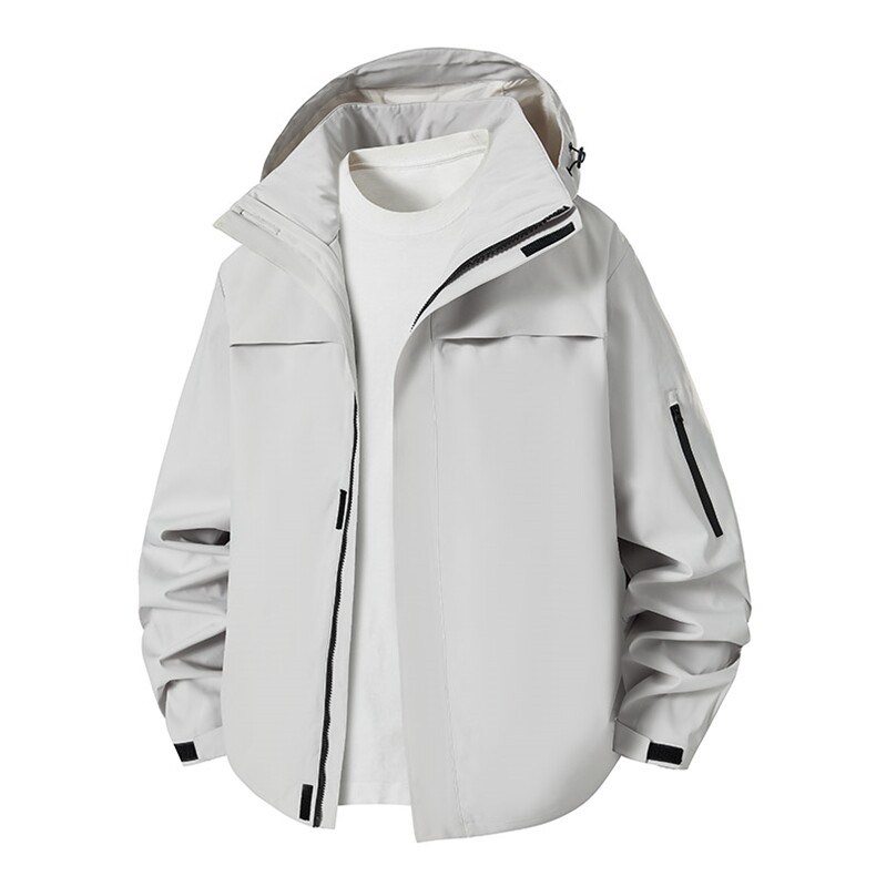 新款男女高品质户外登山服青少年学生冲锋衣夹克外套HS6606,男装夹克,星座1206（原A206）