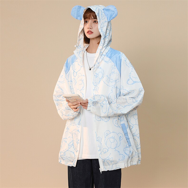 防晒衣男女外套韩版大码原创薄款夹克衫印花防晒服男225-2-20526,男装防晒衣,星座225-2