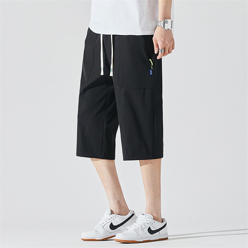 2025夏季新款男士七分裤时尚休闲马裤潮流男裤子KZ1095-P28,男装休闲裤,星座217-4