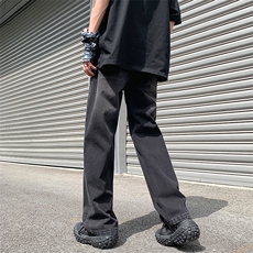 抖音品质高街1997刺绣宽松百搭牛仔裤直筒裤313A-1-NZ030-P55控68，男装牛仔裤，星座808A-1