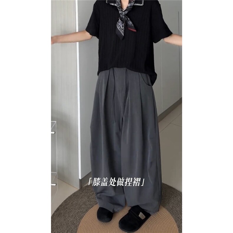 宽松纯色西裤男长裤A51-P45图片