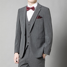 ASD672秋季新款男士西服礼服三件套西装修身商务休闲男装西服套装，男装西服套装，电商B360