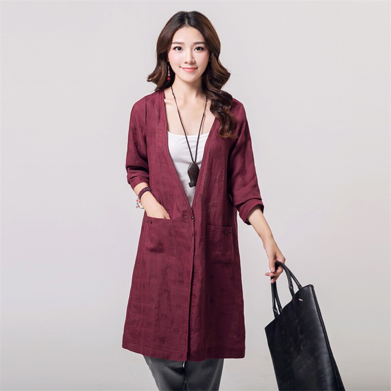 棉长袖中长款修身2021年秋季简约潮流时尚青春，女装风衣，独衣靓